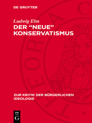 cover image of Der „neue" Konservatismus